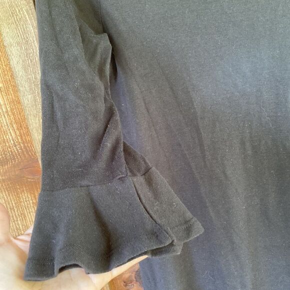 Chadwicks Belle Sleeve Pull over Black Knit Dress - Picture 2 of 4